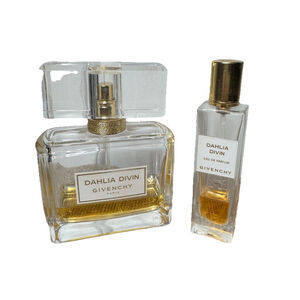 Givenchy Dahlia Divin le nectar de parfum Set Of Two Collectible vintage bottles